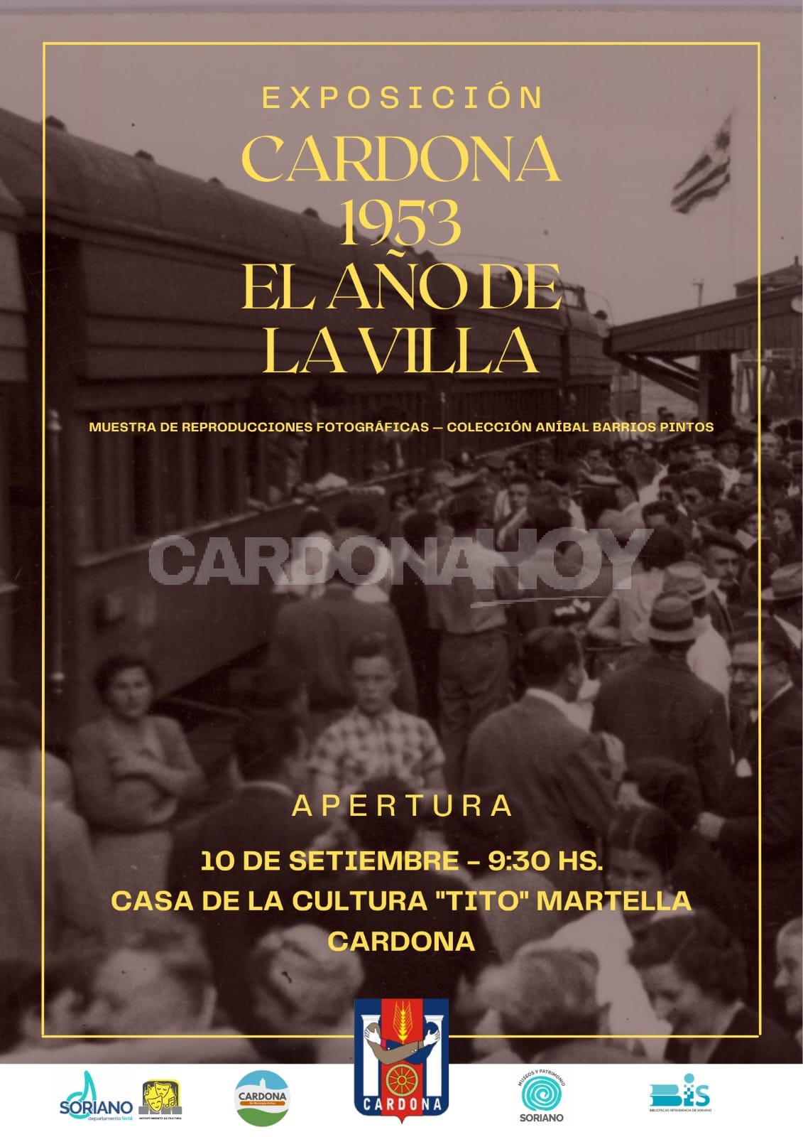 Una muestra fotográfica recorrerá el año en que Cardona fue elevada a la categoría de villa