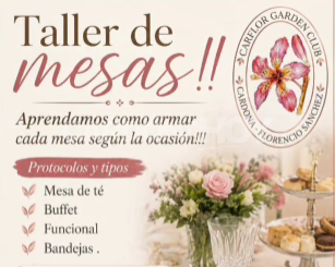 CARFLOR realizó un Taller de mesas con buena participación. — imagen 2