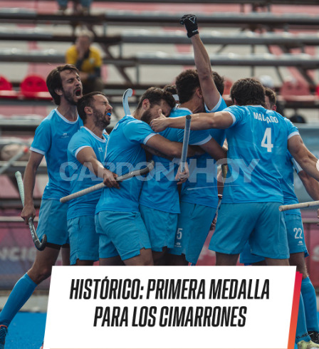 Histórico bronce para Los Cimarrones en los ODESUR con el cardonense Jenaro Bentancur en el plantel