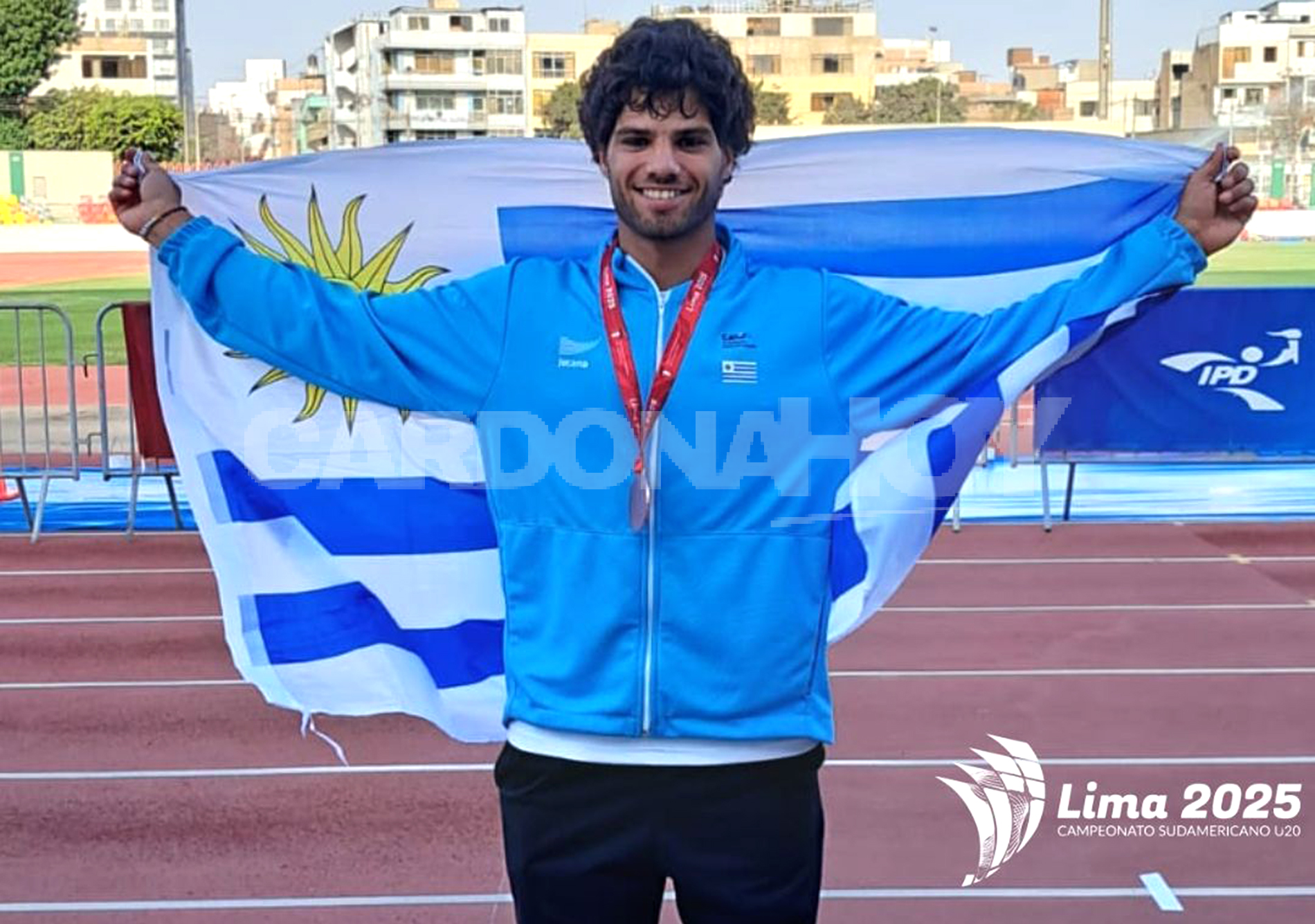 Kevin Machado vuelve a vestir la Celeste: competirá en el Sudamericano U23 de atletismo en Santa Fe