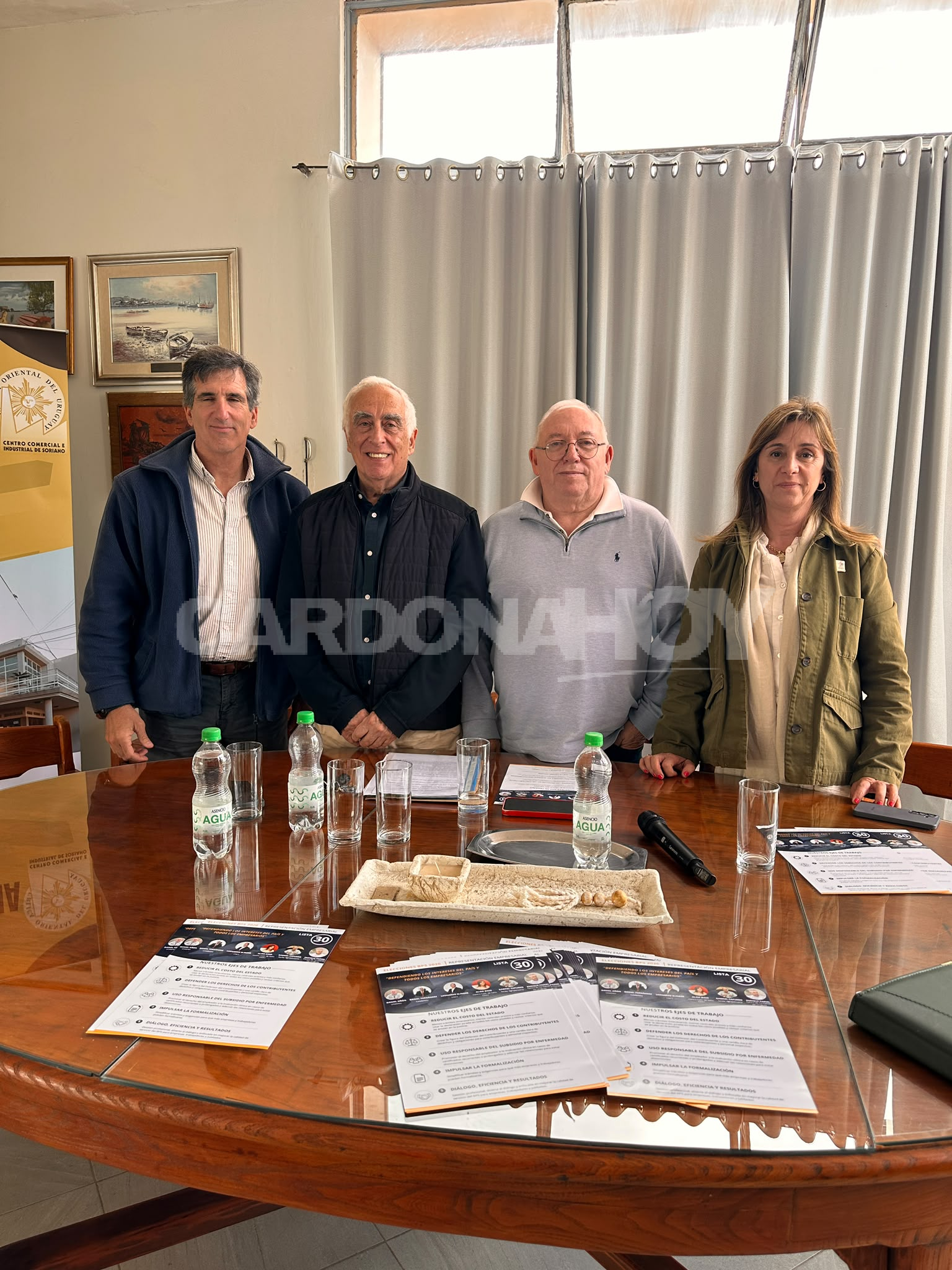 Candidato empresarial al BPS presentó en Mercedes propuestas para reducir costos y facilitar la formalización laboral