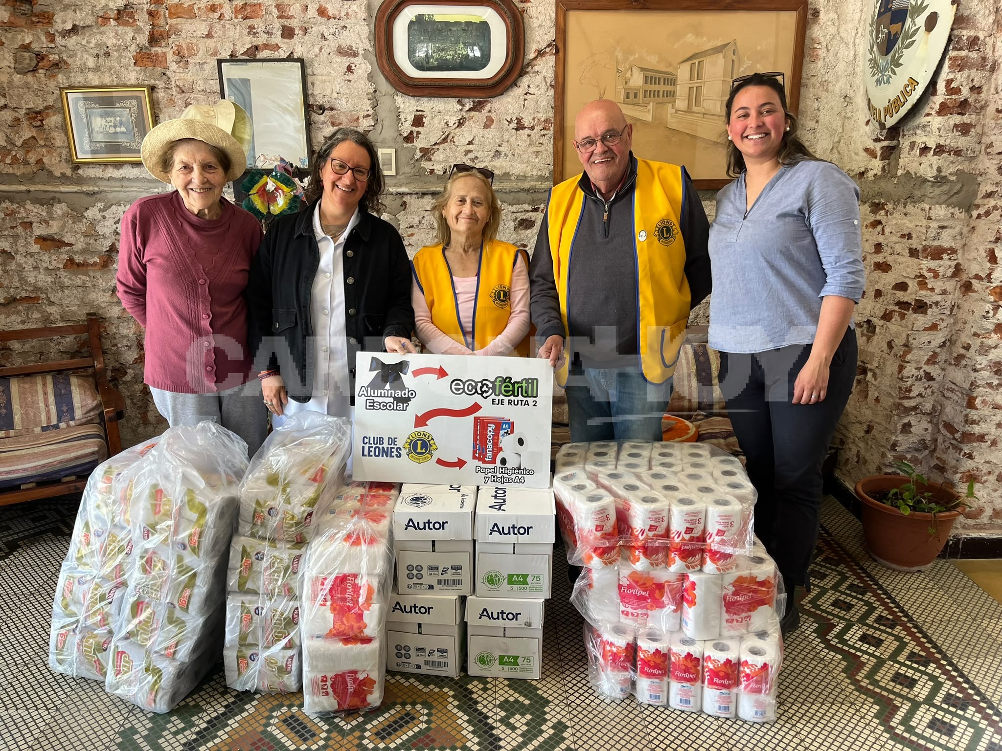 Club de Leones Cardona – Florencio Sánchez entregó importantes donaciones a instituciones educativas y sociales de la zona